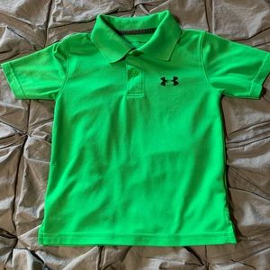 Boys under armour polo shirt